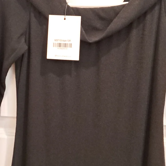 Hello Molly Charcoal Asymmetrical Dress - Picture 3 of 3